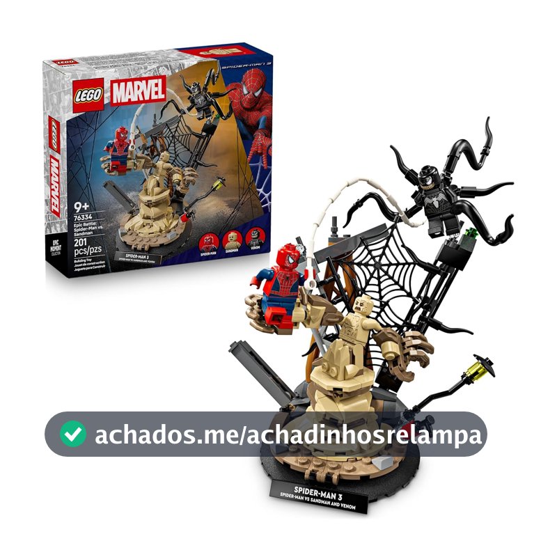 LEGO Marvel Batalha Épica: Homem-Aranha vs. Sandman 76334 (201 Peças)