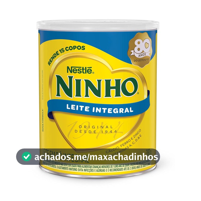 Leite em Pó Integral Ninho 380g