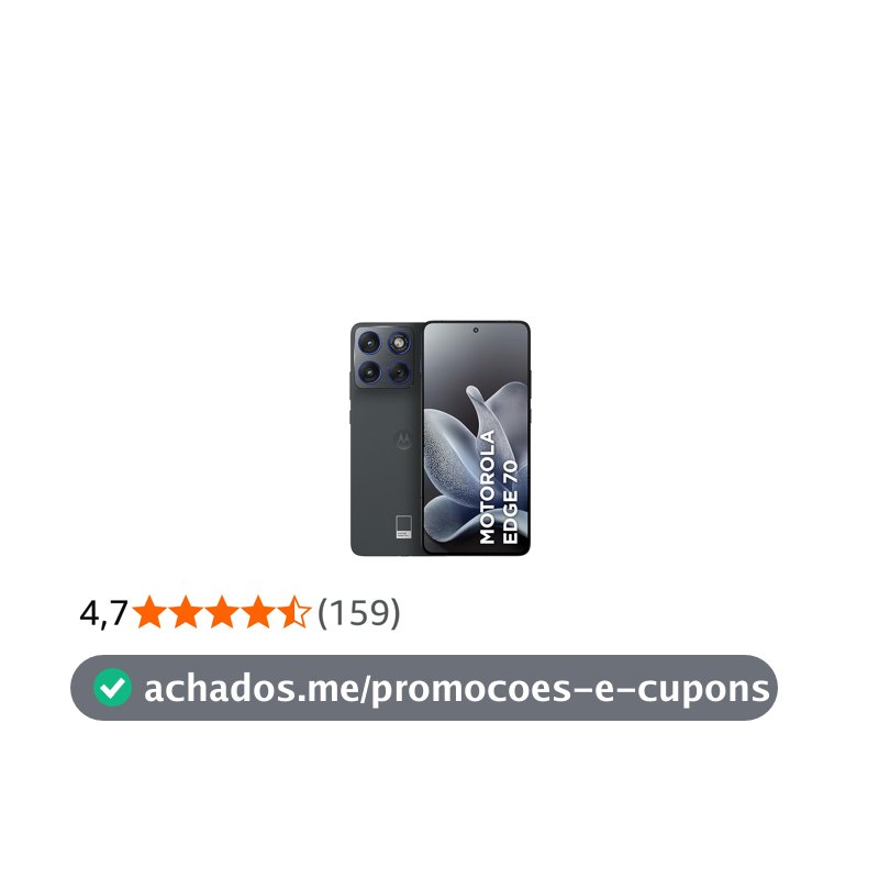 Smartphone Motorola Edge 70 5G - 256GB 24GB (8GB RAM + 16GB RAM Boost), Ultrafino, 3 Câmeras 50MP, Tela 1.5K Extreme Amoled 120Hz - Gadget Gray