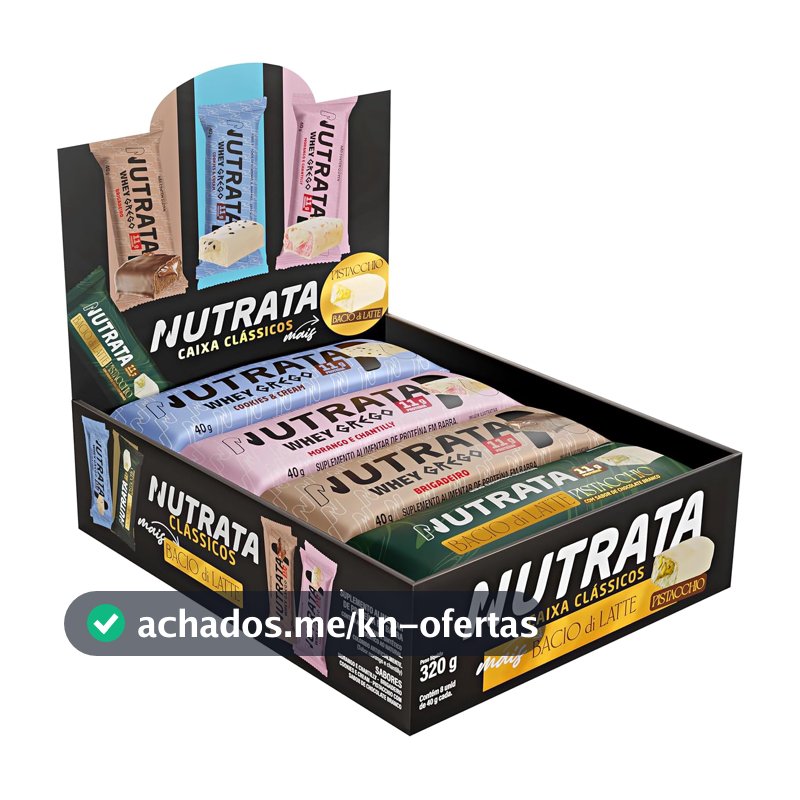 Display Misto Barra de Proteína Nutrata com 8 und