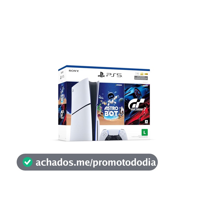 PlayStation®5 Slim Disk - Pacote ASTRO BOT e Gran Turismo 7