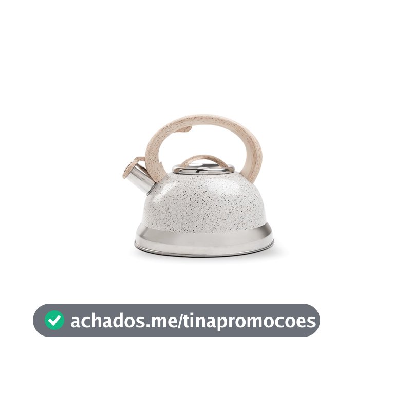 Chaleira com Apito Brinox 2,7L com Indução Roma - Vanilla