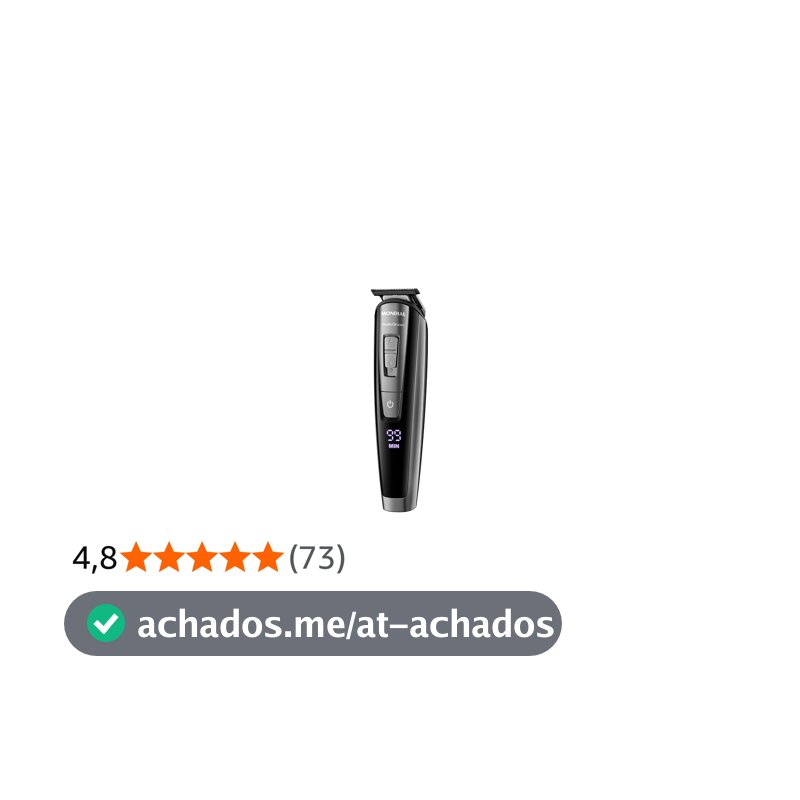 MONDIAL Aparador de Pelos PraticGroom, Preto, Bivolt - BG-09