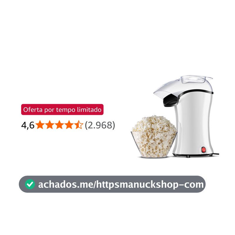 Pipoqueira Popflix, Mondial, Branco, 1200W, 220V - PP-04