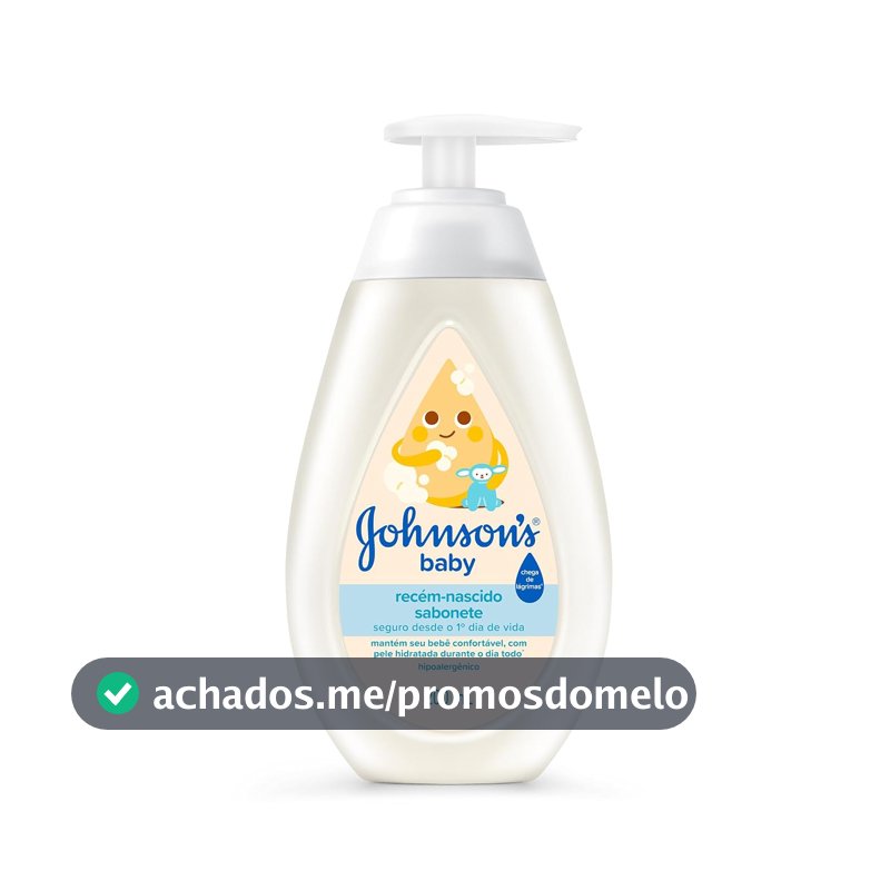 Sabonete Líquido Johnson's Baby Recém-Nascidos, 200ml