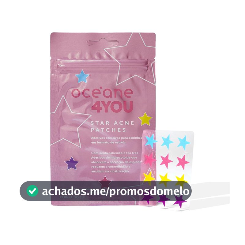 Océane – Star Acne Patches - Adesivos Secativos Espinhas./Unica