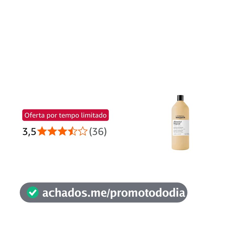 Shampoo L’Oréal Professionnel Absolut Repair Serie Expert, 1L