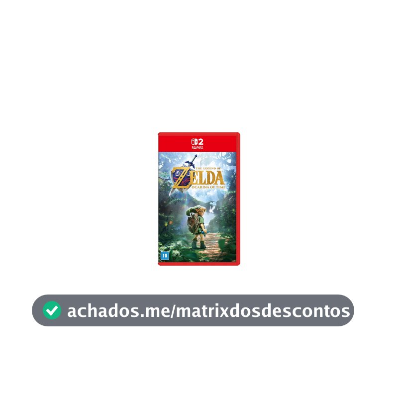 The Legend of Zelda: Ocarina of Time – Nintendo Switch 2 (Capa Padrão)