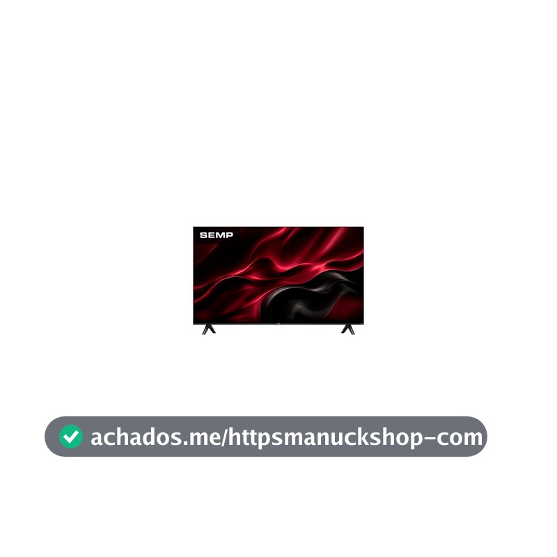 Smart TV Semp 43 Polegadas LED Full HD S42R Roku TV Wi-Fi Dolby Audio Brilho até 240 Nits 43S42R