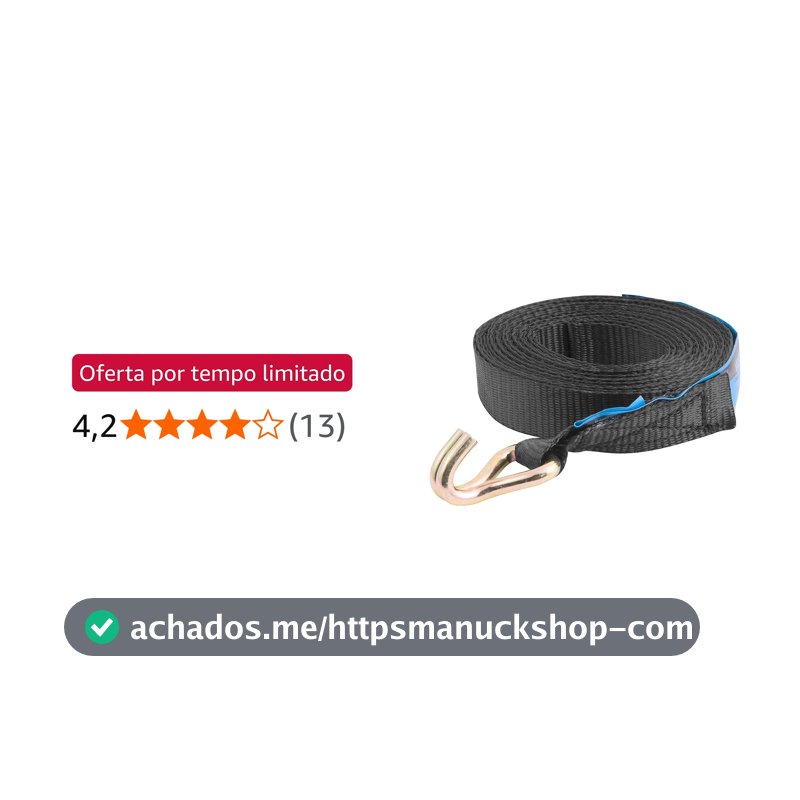 Cinta Amarraçào Carga 0.8T/0.4T Ca080 Er Laranja Poliéster Vonder