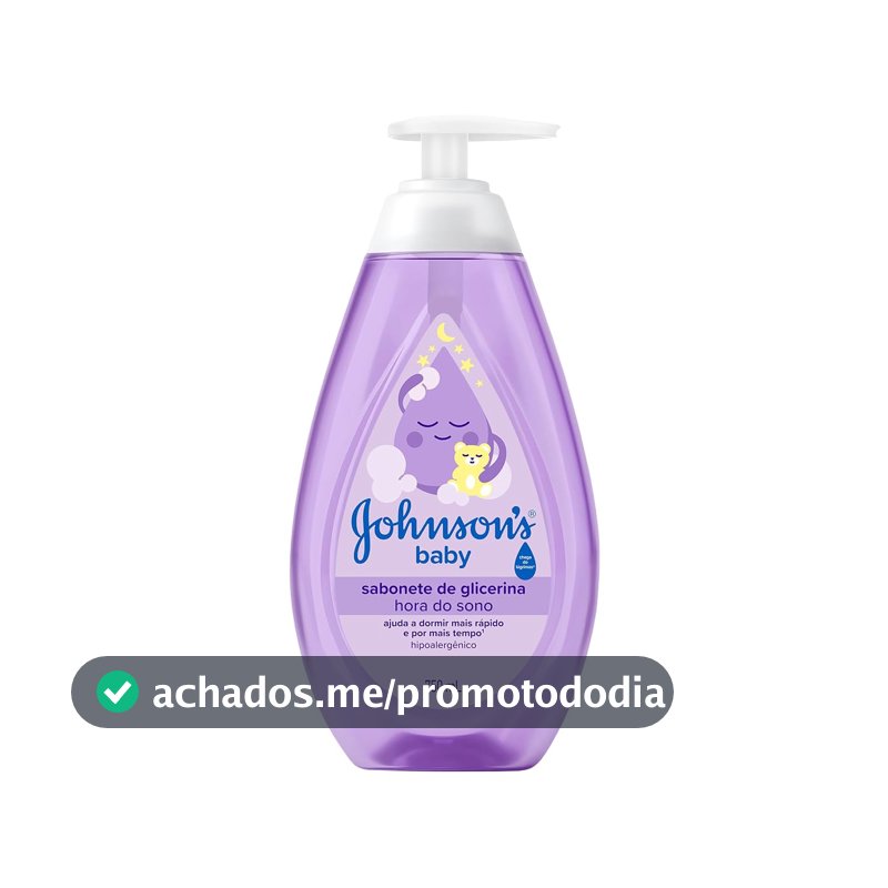 Sabonete Líquido Johnson's Baby Hora do Sono, Lavanda, 750ml