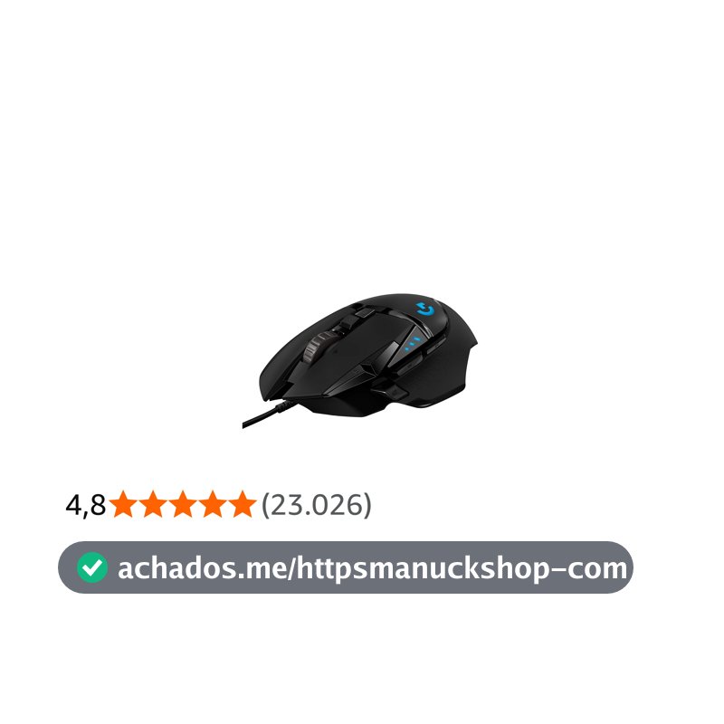 Mouse Gamer Logitech G502 HERO com RGB LIGHTSYNC, Ajustes de Peso, 11 Botões Programáveis e Sensor HERO 25K