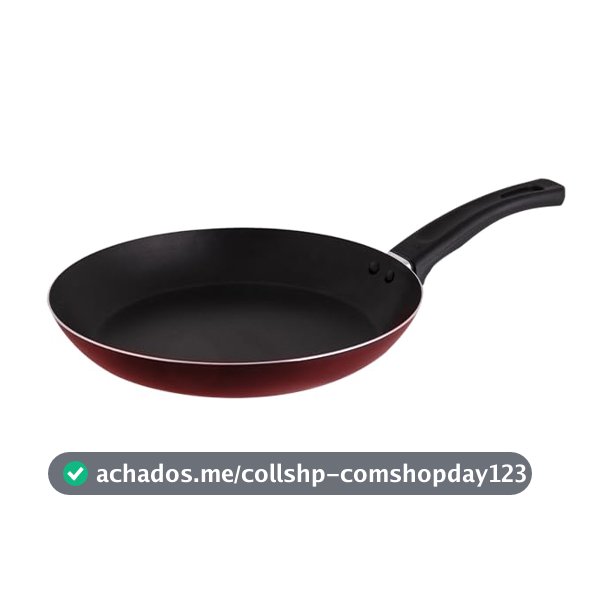 Mr. Cook Frigideira Francesa N18 Vermelha Antiaderente em Alumínio