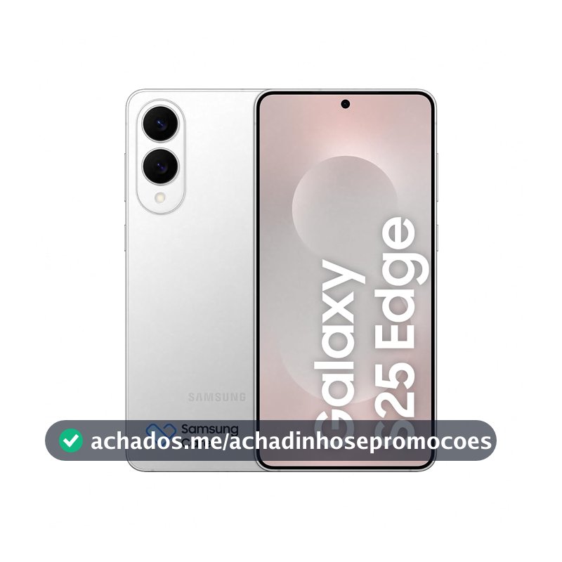Smartphone Samsung Galaxy S25 Edge 5G 512GB Desbloqueado, Titanio Prata