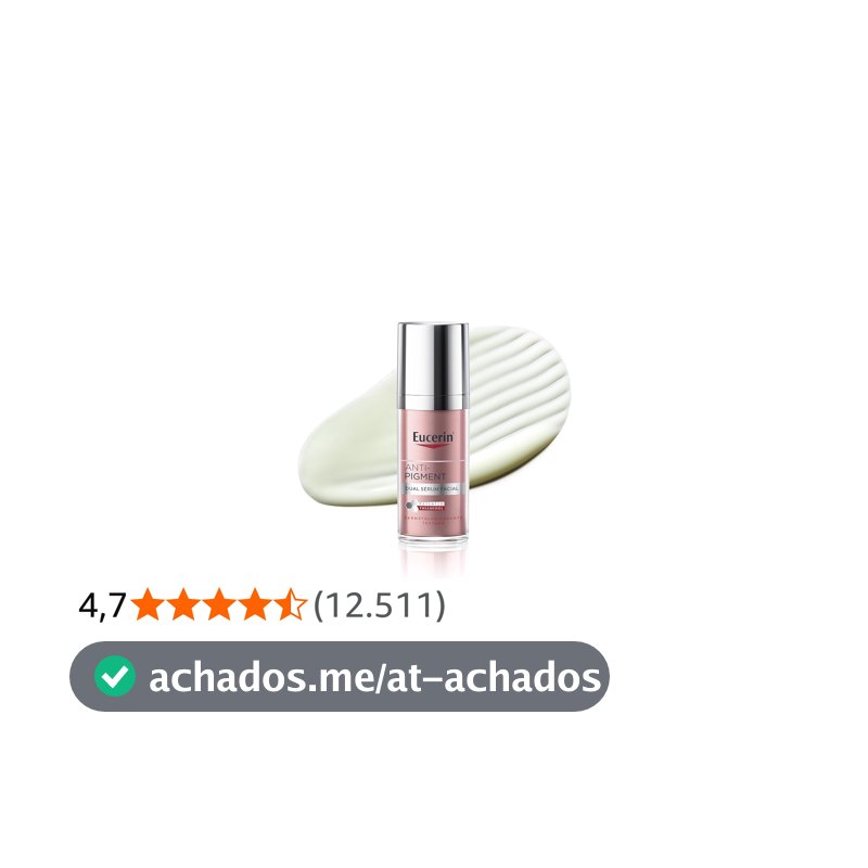EUCERIN Dual Sérum Facial Antimanchas e Anti-idade 30ml, Anti-Pigment, Clareador, Thiamidol, Ácido Hialurônico