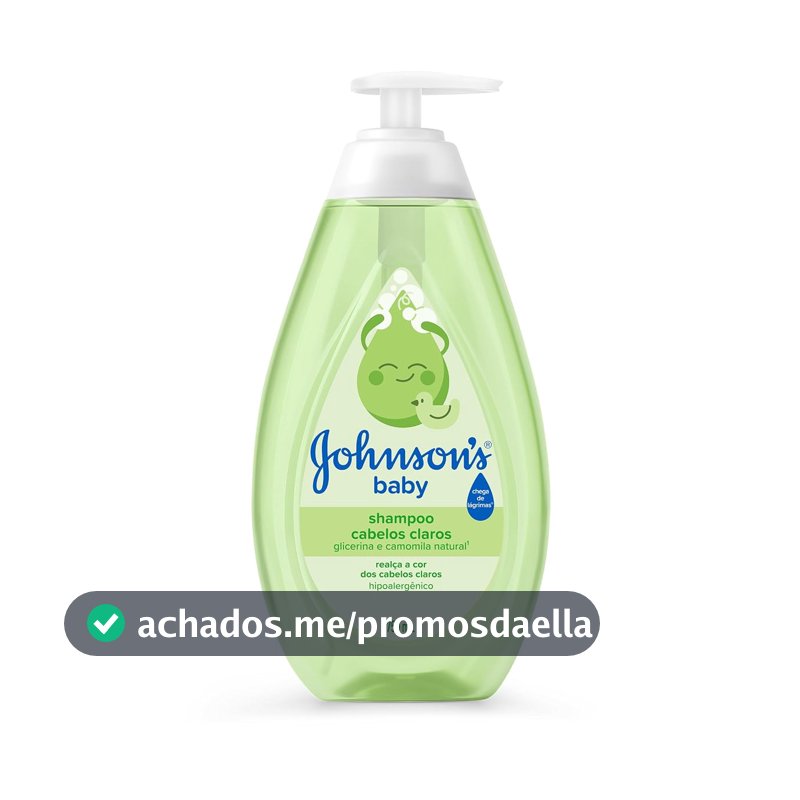 Shampoo Johnson's Baby Cabelos Claros, 750ml
