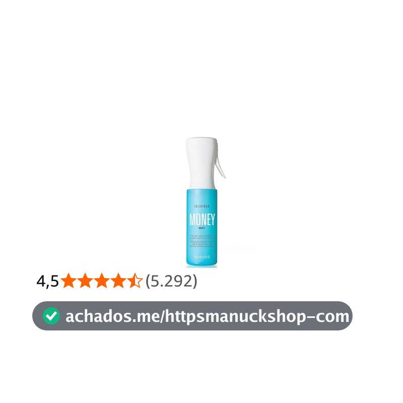 Color Wow Money Mist, Leave-in Spray Anti-Frizz com Proteção Térmica, 150ml