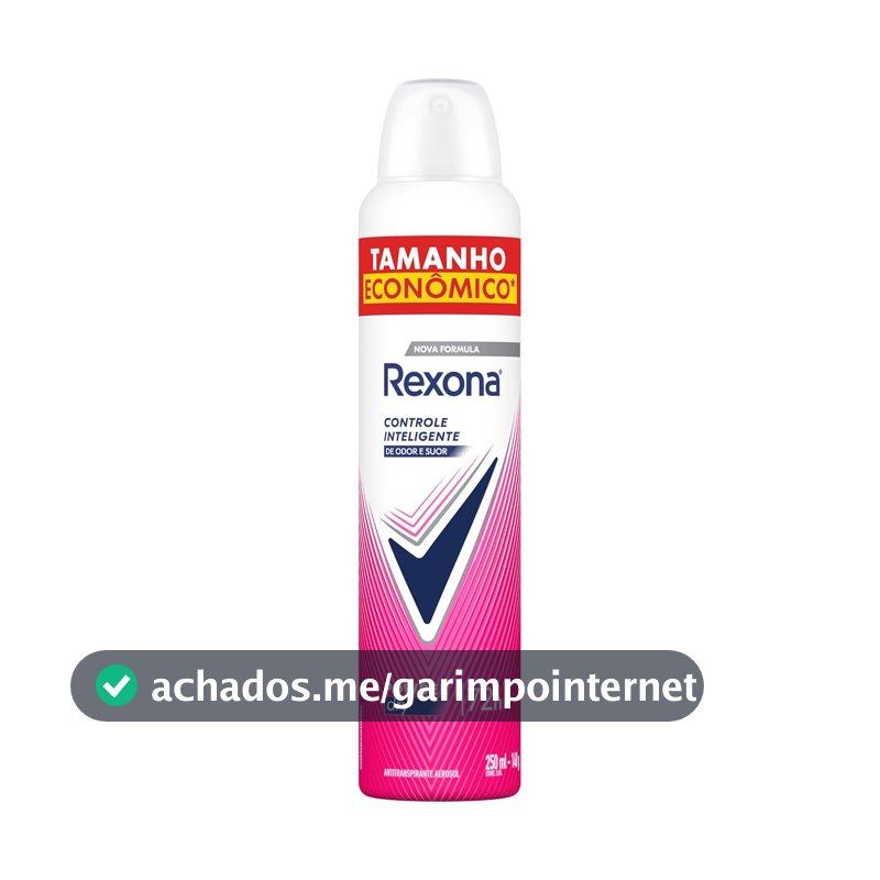 Rexona Desodorante Antitranspirante Aerossol Powder Dry 250 ML, Leve Mais Pague Menos, Embalagem Pode Variar