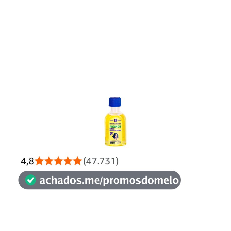 Argan Óleo Reparador 50ml , Lola Cosmetics