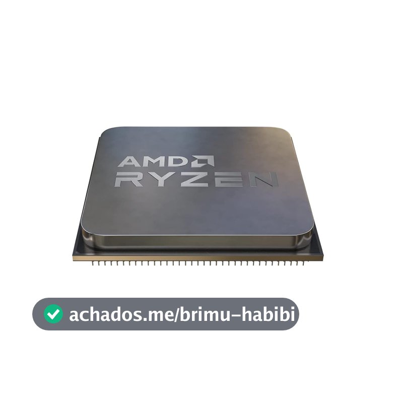 Processador AMD Ryzen 7 5700X, 3,4 GHz, 8 núcleos, 16 threads, cache de 32 MB, soquete AM4, OEM