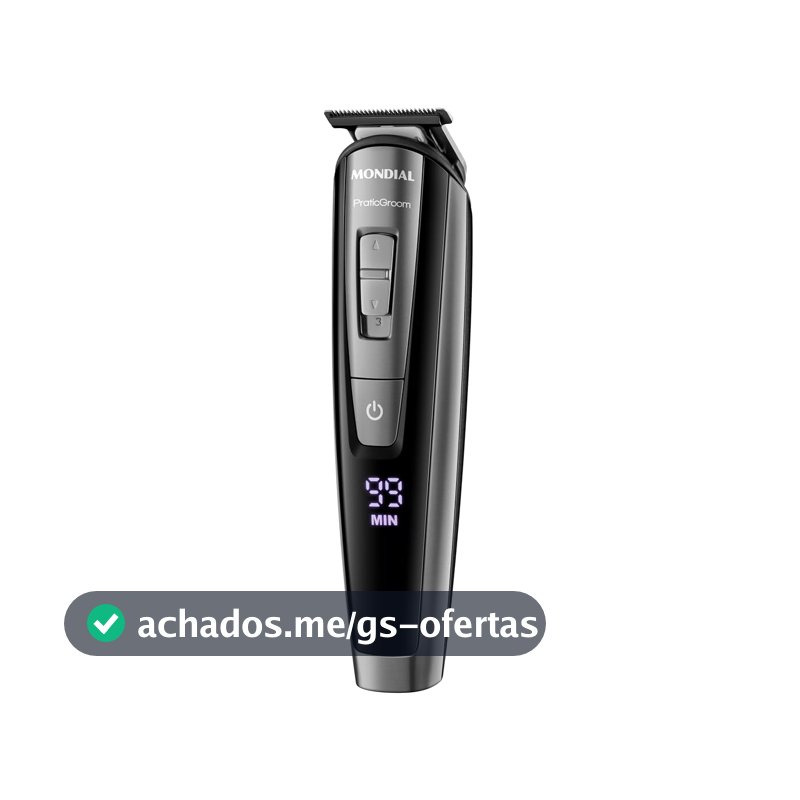 MONDIAL Aparador de Pelos PraticGroom, Preto, Bivolt - BG-09