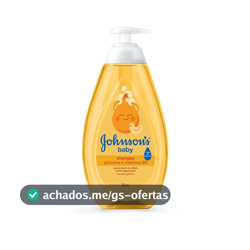 Shampoo de Glicerina Johnson's Baby, 750ml