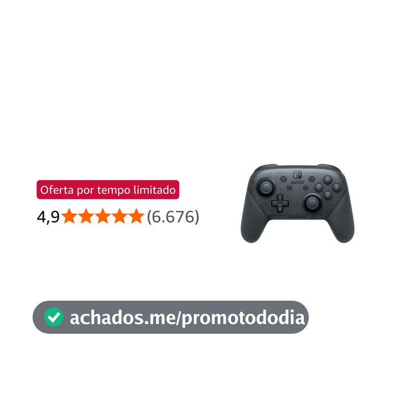Controle Nintendo Switch Pro