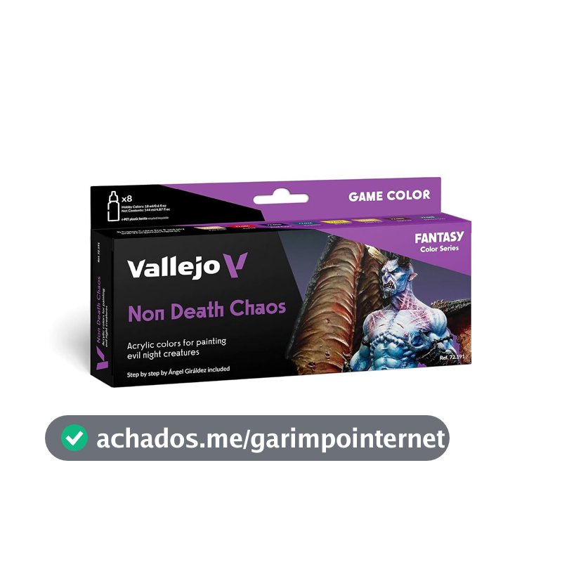 Vallejo Conjunto de cores de jogo AV - Non Death Chaos (x8)