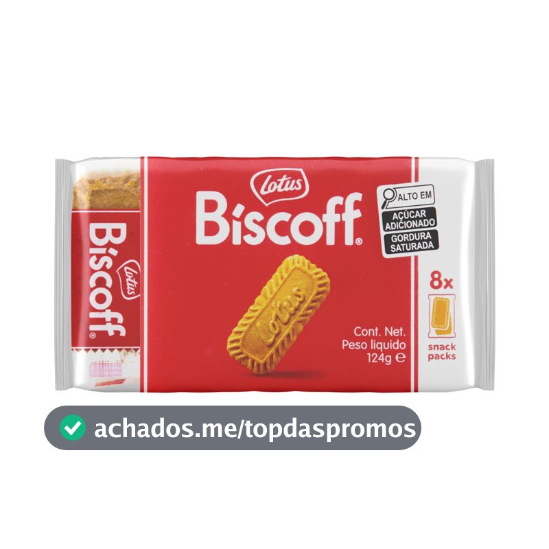 Lotus Biscoff Biscoito Doce Pacote 124G