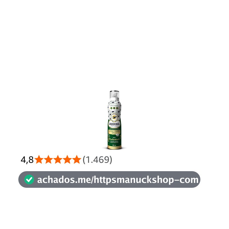 Azeite Andorinha Spray Extra Virgem 200ml