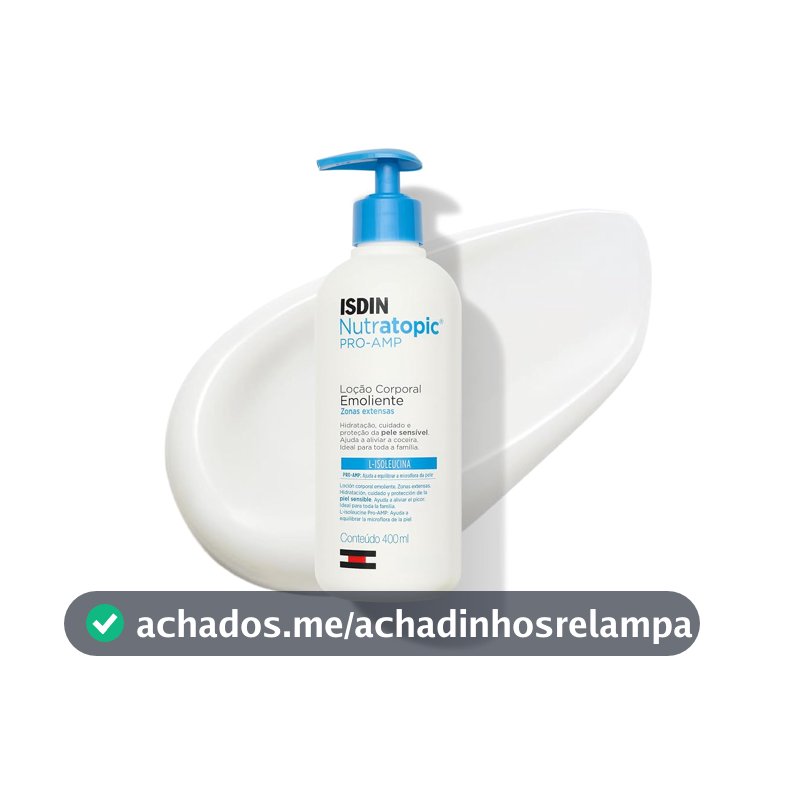 ISDIN Loção Corporal para Pele Sensível Nutratopic Pro-AMP - 400ml