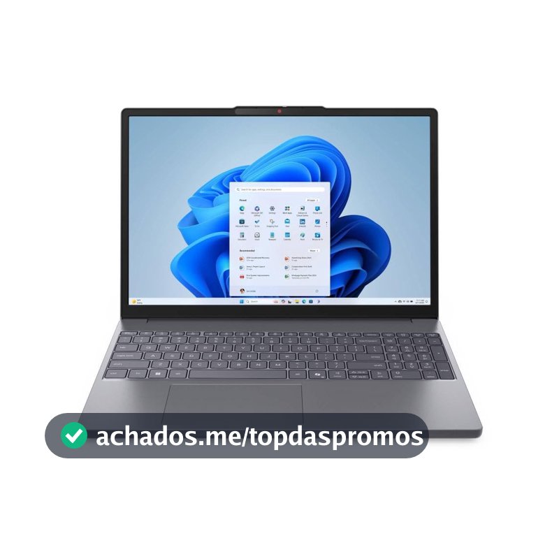 Notebook Lenovo IdeaPad Slim 3 15.3" Luna Grey - Intel Core 3 100U, 8GB RAM, 256GB SSD, Windows 11