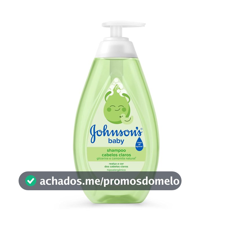 Shampoo Johnson's Baby Cabelos Claros, 750ml