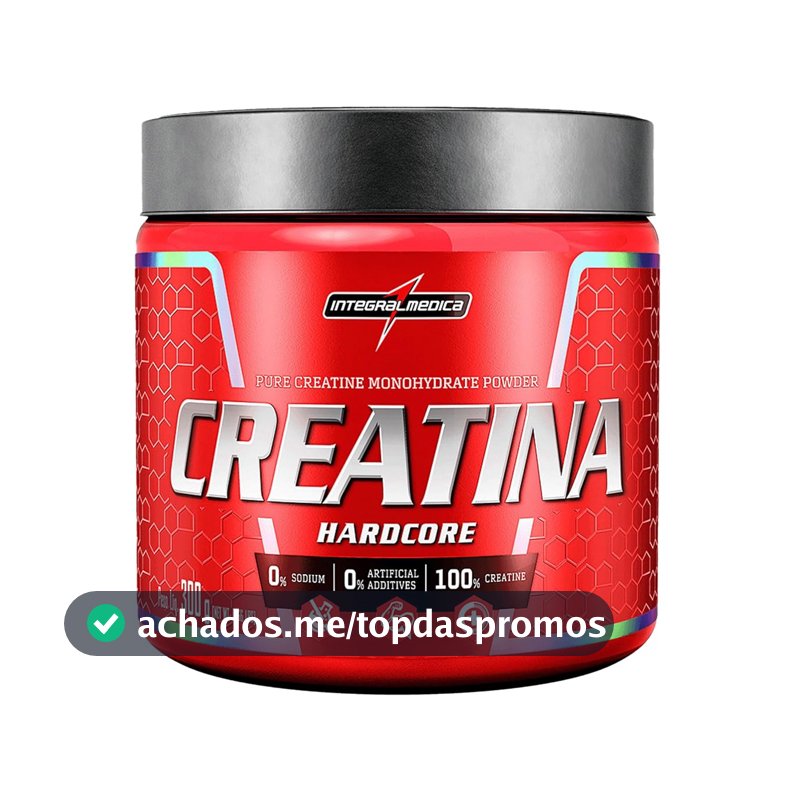 Integralmedica Creatina em Pó Hardcore 100% Pura e Monohidratada 300g