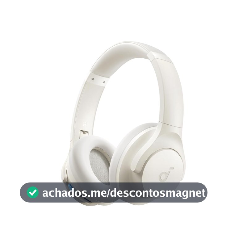 soundcore Q11i da Anker Headphone Bluetooth Over Ear, 60H Fone Gamer Branco