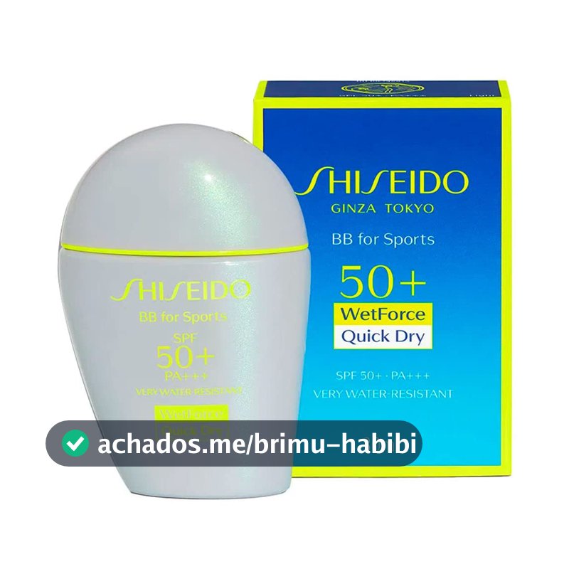 Protetor Solar Shiseido BB For Sports FPS 50 Medium 30ml