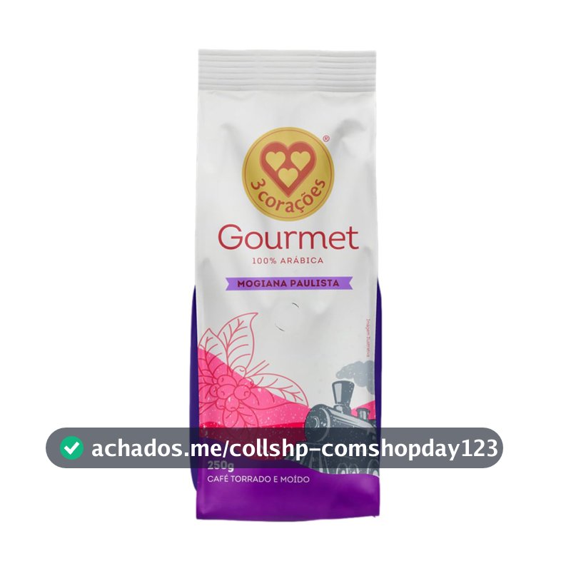 3 Corações Café Torrado e Moído Gourmet Mogiana Paulista, 250G