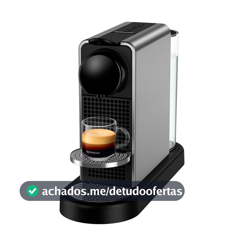 Cafeteira Nespresso CitiZ Alumínio Titânio 110V