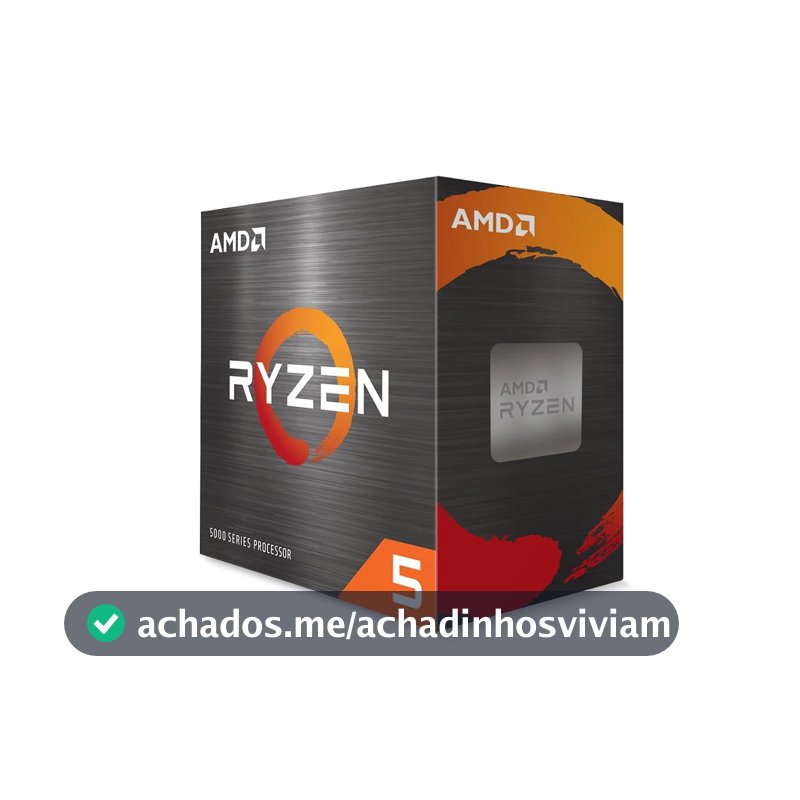 Processador AMD Ryzen 5 5500 100100000457BOX, Cerâmica Cinza