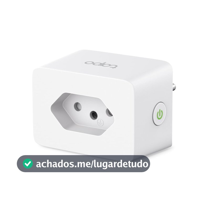 TP-Link Tapo P110 Tomada Inteligente Wi-Fi, bivolt 10A/2400W, monitoramento de energia, economia, proteção, controle remoto, Alexa, Google e SmartThings