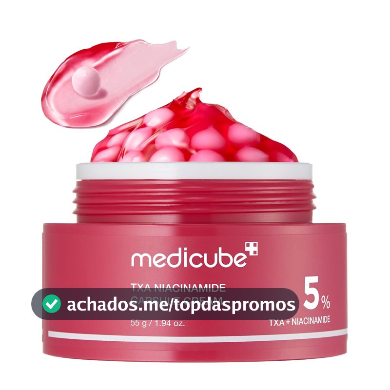 medicube TXA+Creme de cápsula de niacinamida como o próximo passo para cuidados pós-manchas