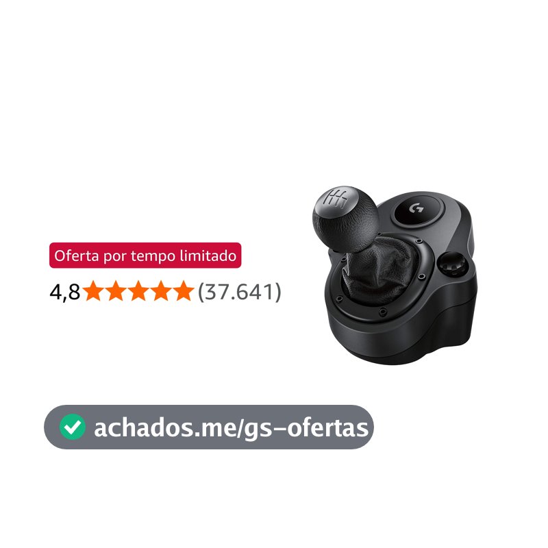 Câmbio Logitech G Driving Force - Compatível com Volantes Logitech G29, G920 e G923 para PS5, PS4, Xbox Series X