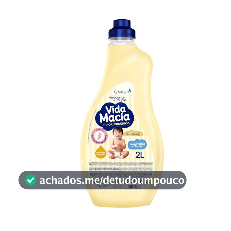Amaciante Vida Macia Glicerina e Camomila, 2L