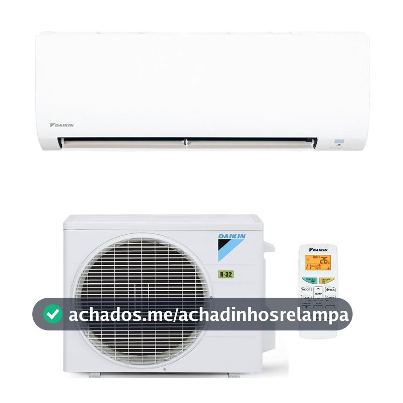 Ar-Condicionado Split HW Inverter Daikin Full 12.000 BTUs R-32 Só Frio 220V