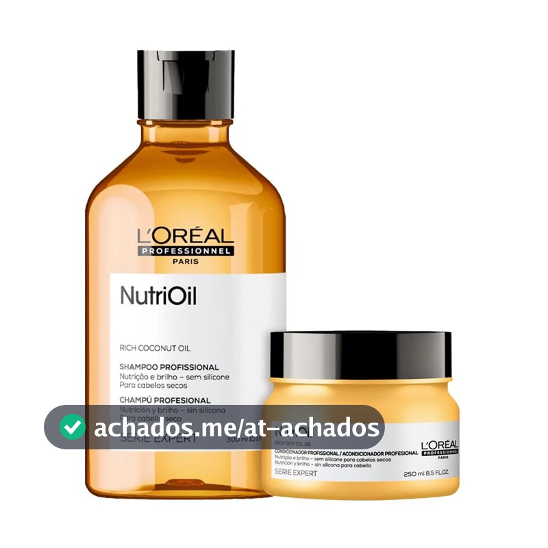 Kit de Nutrição Express Loreal Professionnel NutriOil Pequeno
