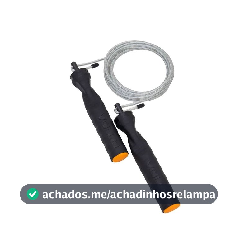 Corda de Pular de Aço Cross com Rolamento Vollo VP1045