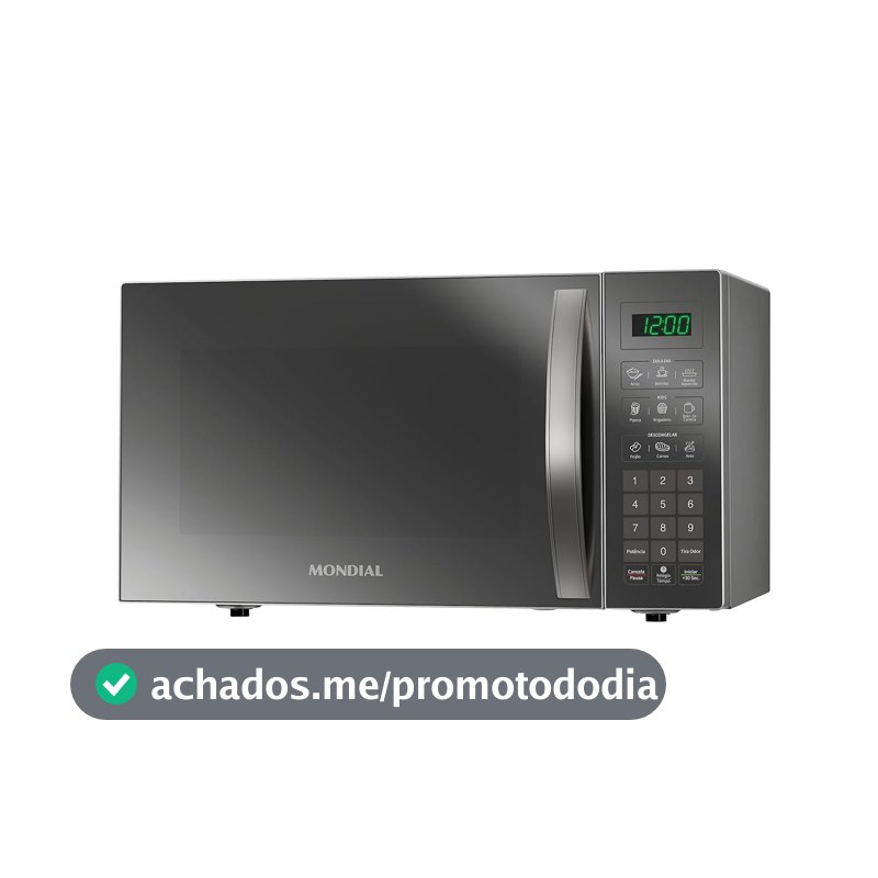 MONDIAL Micro-Ondas, Espelhado, 1400W, 127V - MO-02-34-E