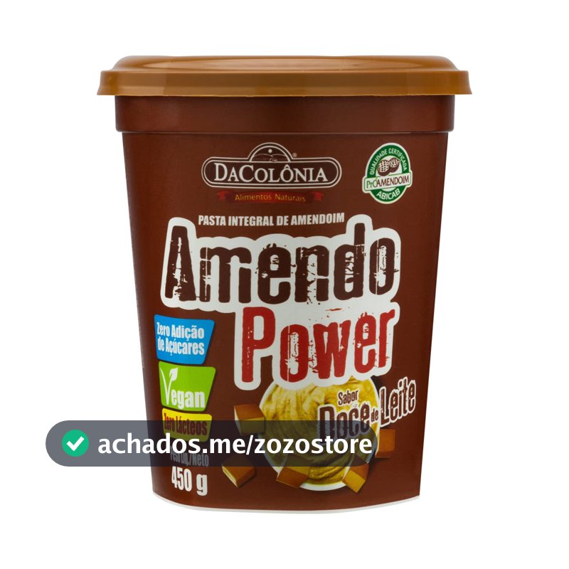 DaColônia AmendoPower Pasta de Amendoim Doce de Leite 450g