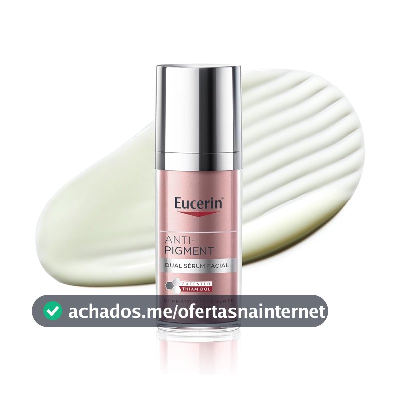 EUCERIN Dual Sérum Facial Antimanchas e Anti-idade 30ml, Anti-Pigment, Clareador, Thiamidol, Ácido Hialurônico
