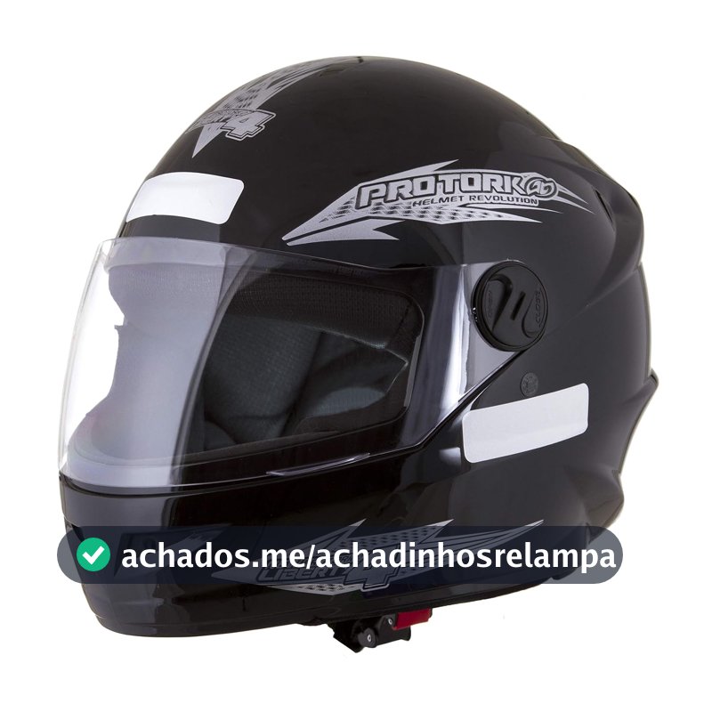 CAPACETE FECHADO PRO TORK NEW LIBERTY 4 SOLID PRETO TAM. 58